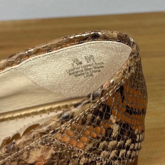 Sam Edelman Lior Snakeskin Leather Loafer Women's Size 7.5 - Picture 9 of 9